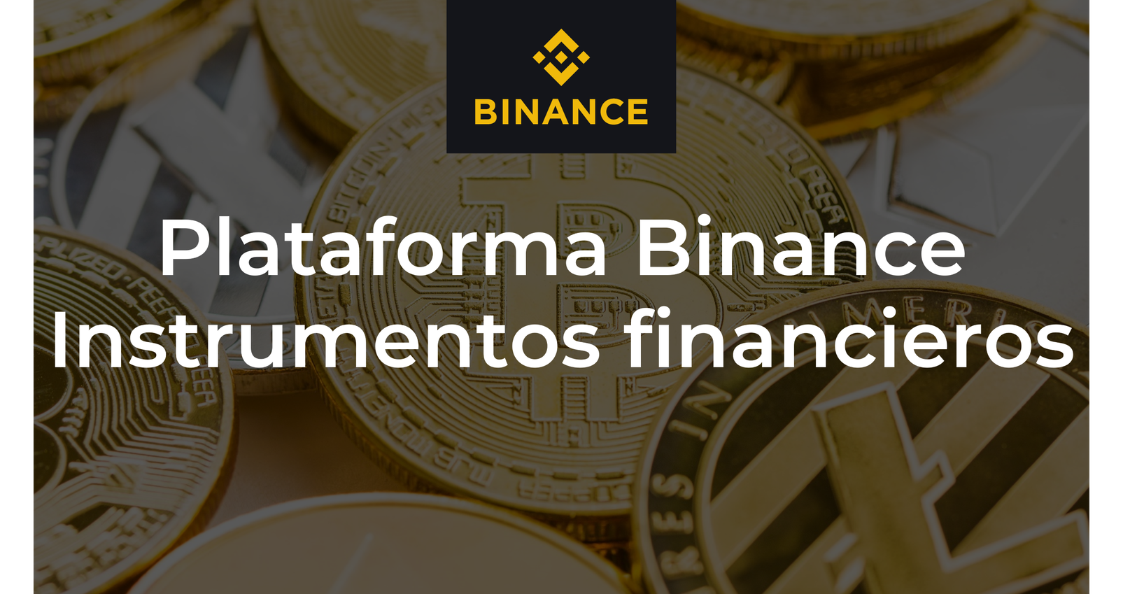Plataforma Binance - Instrumentos financieros