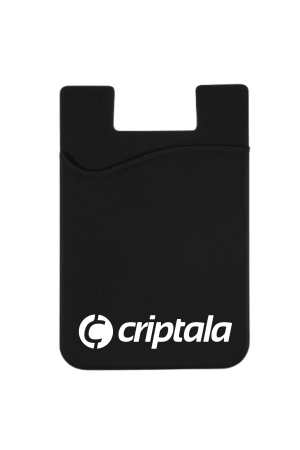 Tarjetero adhesivo para celular